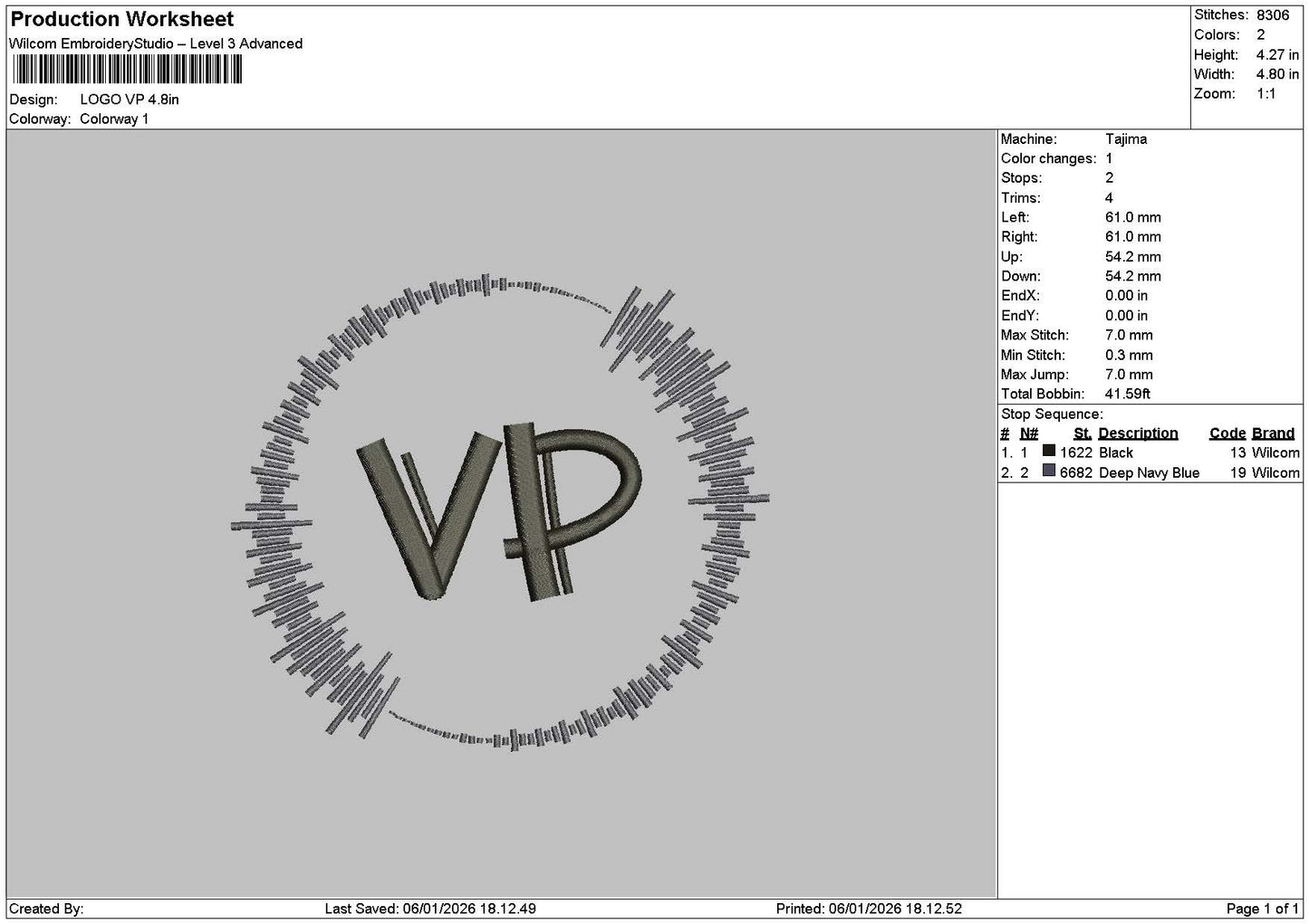 Vpcircle Embroidery 5 Files