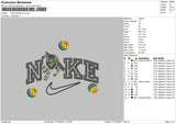 Nike Buzz 02 Embroidery File 6 sizes