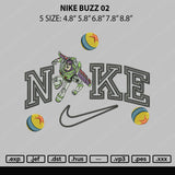 Nike Buzz 02 Embroidery File 6 sizes
