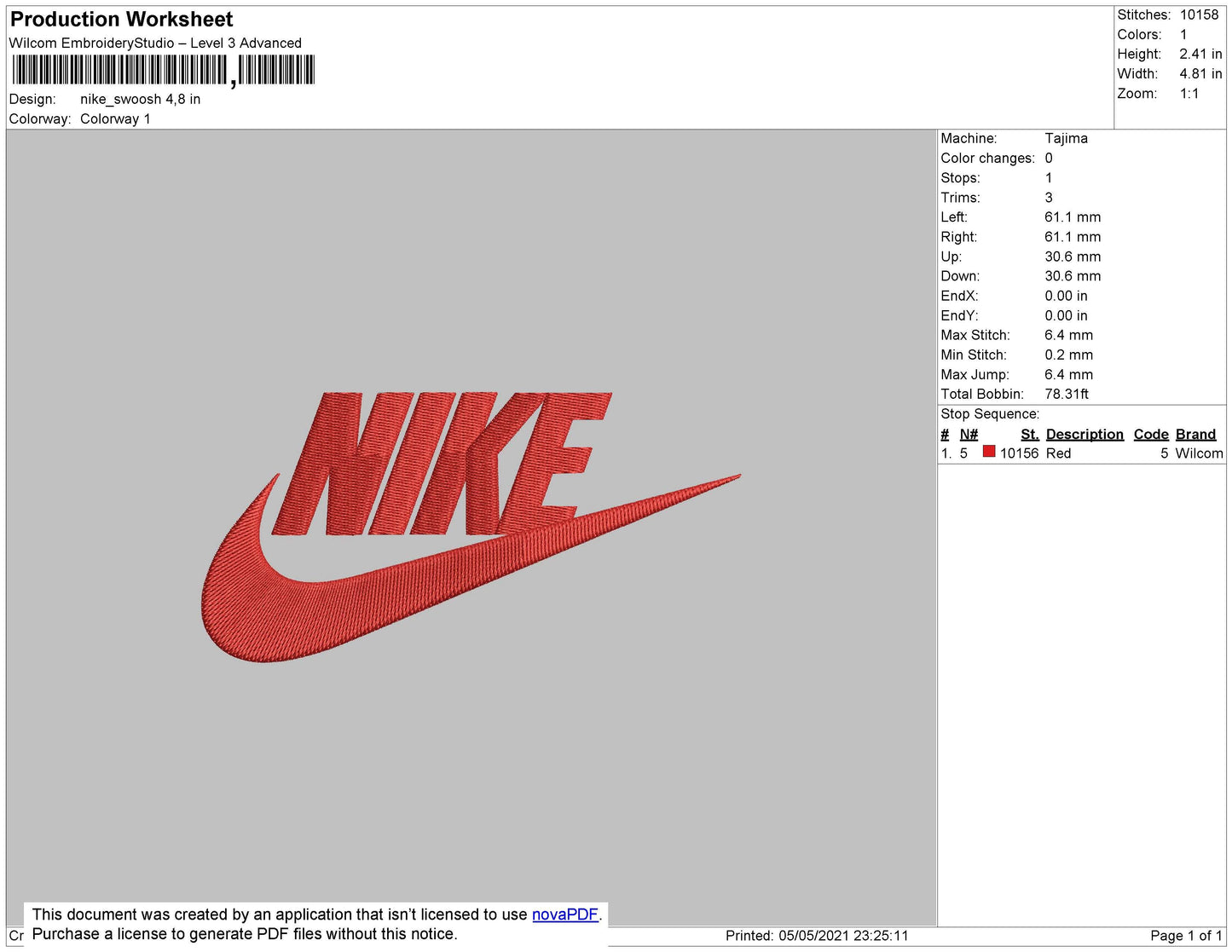 Nike + Swoosh