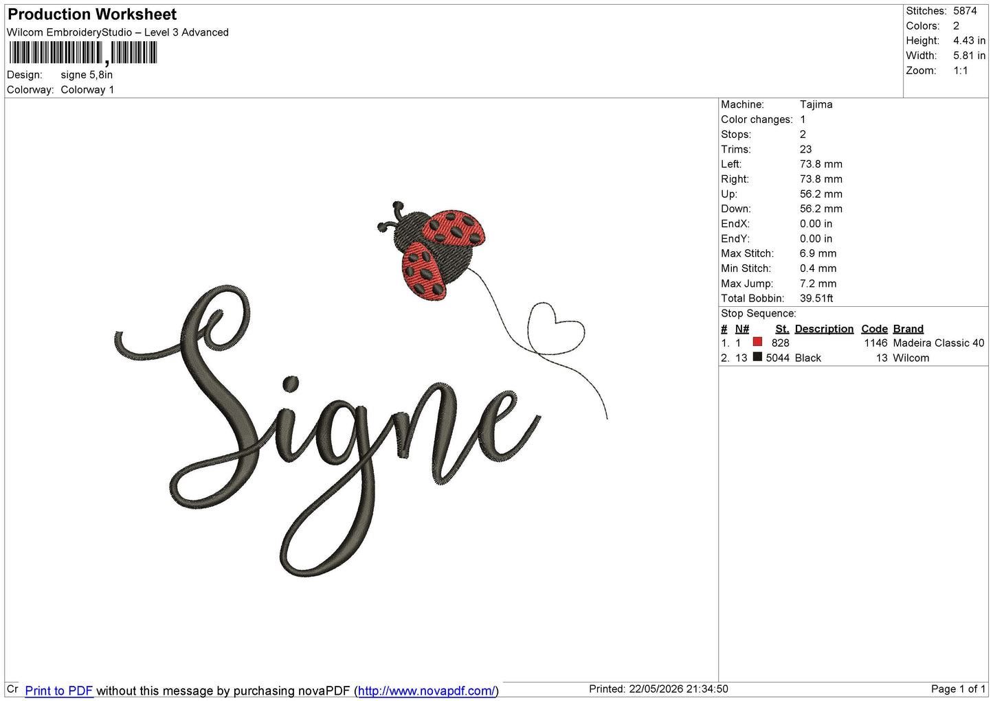 ALL NAMES Embroidery File 6 size