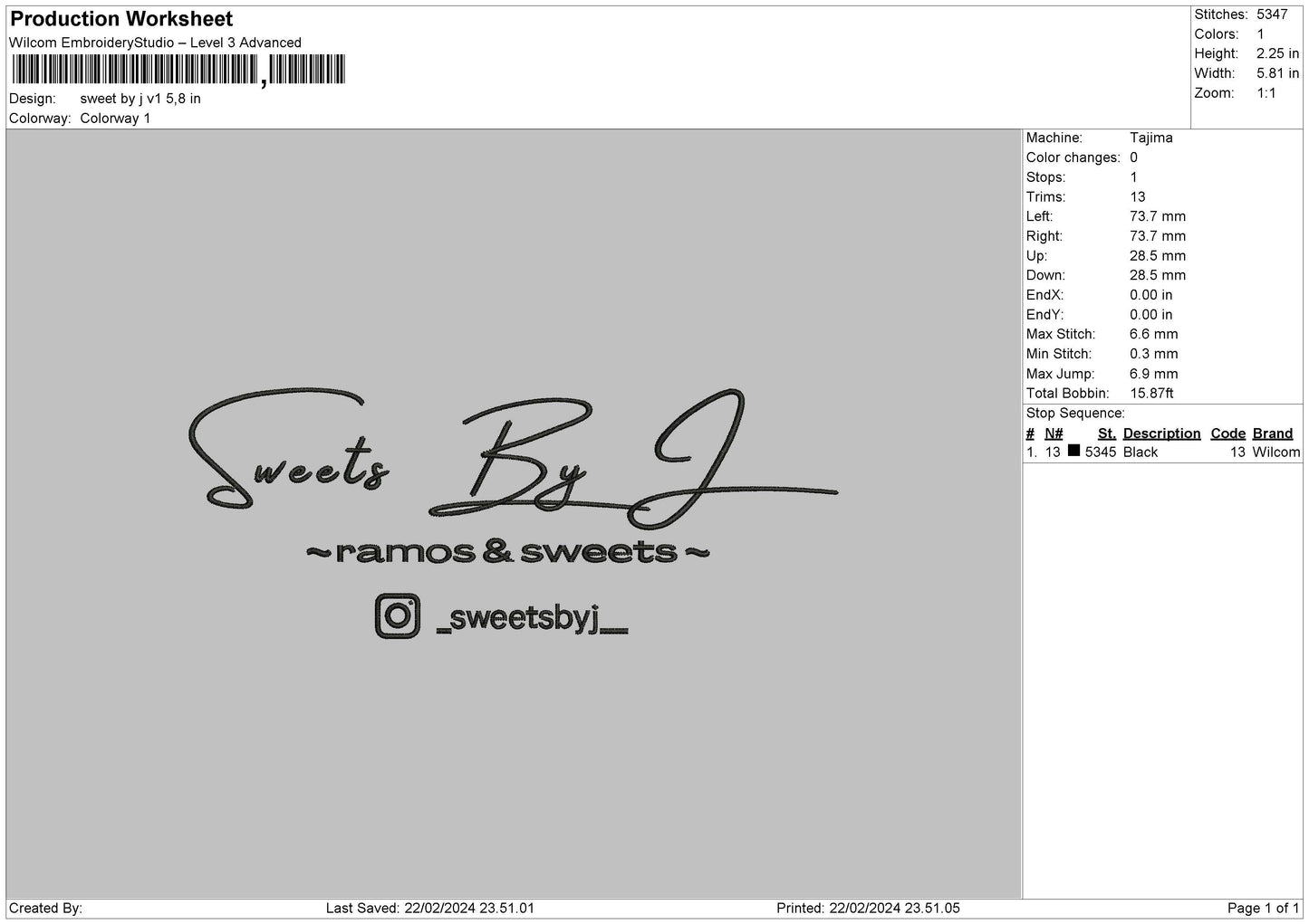 Sweet 0102 Embroidery 2 Files