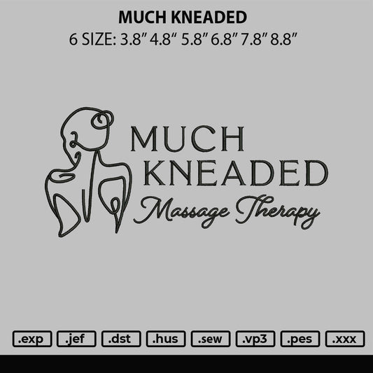 Munch Kneaded Embroidery File 6 sizes