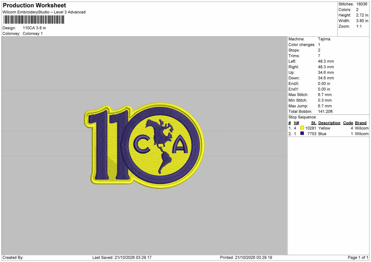 11 Circle Embroidery Machine Design File 6 sizes