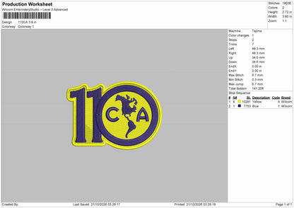 11 Circle Embroidery Machine Design File 6 sizes