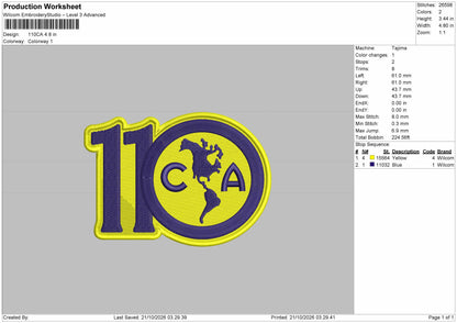 11 Circle Embroidery Machine Design File 6 sizes