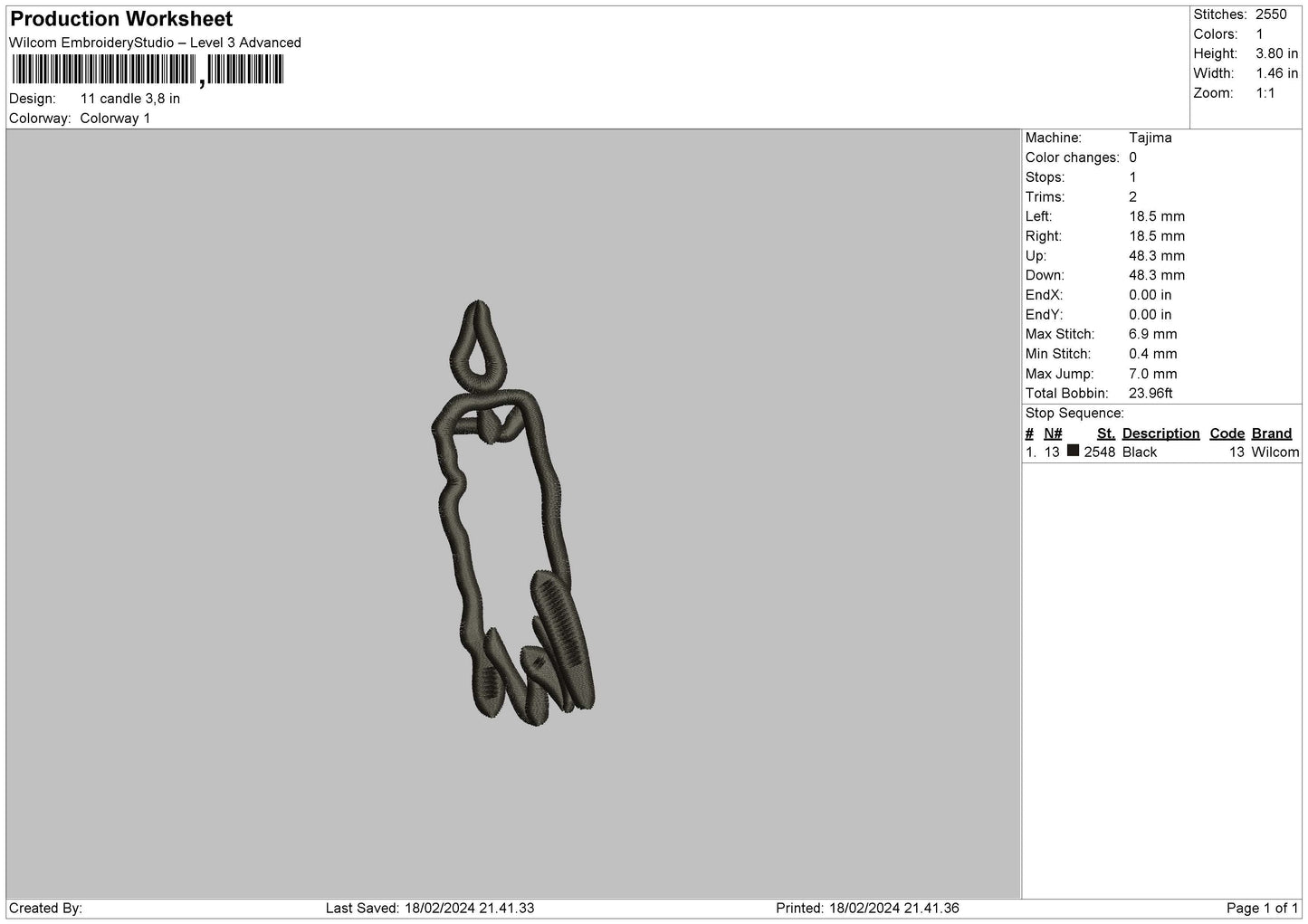 Left Handed Embroidery 27 Files