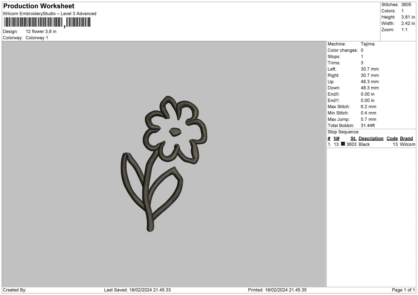 Left Handed Embroidery 27 Files
