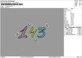 Butterflies 2502 Embroidery File 6 sizes