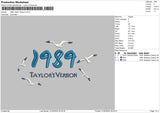 Taylorver003 Embroidery File 6 sizes