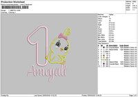 Ameyalitext Embroidery File 6 sizes
