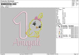 Ameyalitext Embroidery File 6 sizes