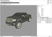 2014 GMC Embroidery File 6 sizes