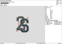 2stext V3 Embroidery File 6 sizes
