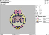 2cute Embroidery File 6 sizes