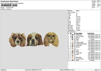 Dogs 1503 Embroidery File 6 sizes