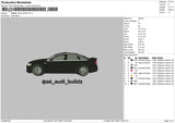 Audi Buildz Embroidery File 4 size