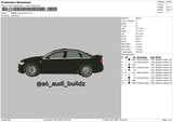 Audi Buildz Embroidery File 4 size