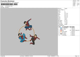 3 Spiderman Embroidery File 5 sizes