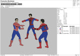 3 Spiderman V2 Embroidery File 4 size