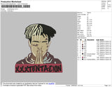 Xxxtentacion Embroidery File 4 size