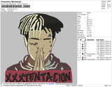 Xxxtentacion Embroidery File 4 size