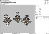 3 Angels PowerPuff Embroidery File 4 size