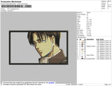 Aot Levi Rectangle Embroidery File 4 size