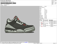 Air Max Black Embroidery File 4 size