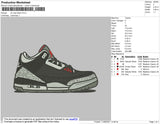 Air Max Black Embroidery File 4 size