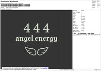 444 Angel Energy Embroidery File 4 size