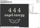 444 Angel Energy Embroidery File 4 size