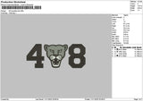 Lion 48 Embroidery File 6 sizes