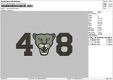 Lion 48 Embroidery File 6 sizes