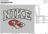 49chief Nike Embroidery File 6 sizes