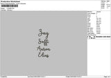 Names 0401 Embroidery Files