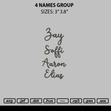 Names 0401 Embroidery Files