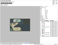 Shisui Raven Embroidery File 4 size