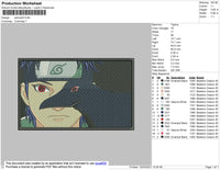 Shisui Raven Embroidery File 4 size