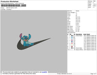 Swoosh Stitch 02 Embroidery File 4 size