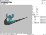 Swoosh Stitch 02 Embroidery File 4 size