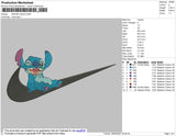 Swoosh Stitch 02 Embroidery File 4 size