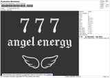 777 Angel Energy Embroidery File 4 size