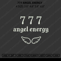 777 Angel Energy Embroidery File 4 size