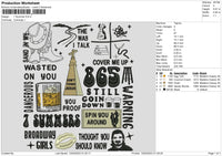 SummerEmbro Embroidery File 6 sizes
