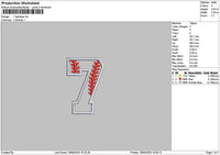 7 Applique Embroidery File 6 sizes