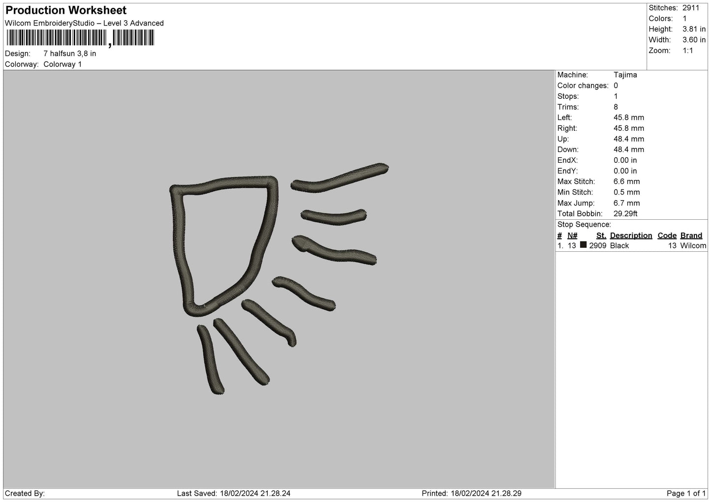 Left Handed Embroidery 27 Files