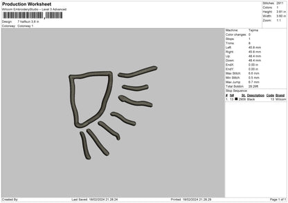 Left Handed Embroidery 27 Files