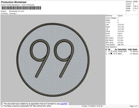 99 Embroidery File 4 size