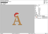 A Santa Embroidery File 6 sizes